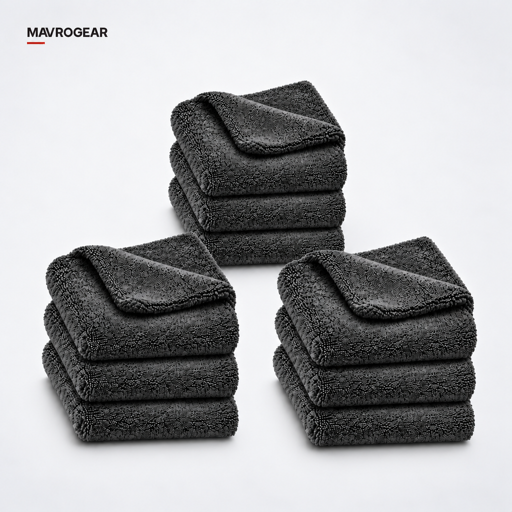 Serviettes microfibre 600 g/m² pour voiture